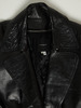 Costume National Elongated Leather Coat - Black - Thumbnail 5