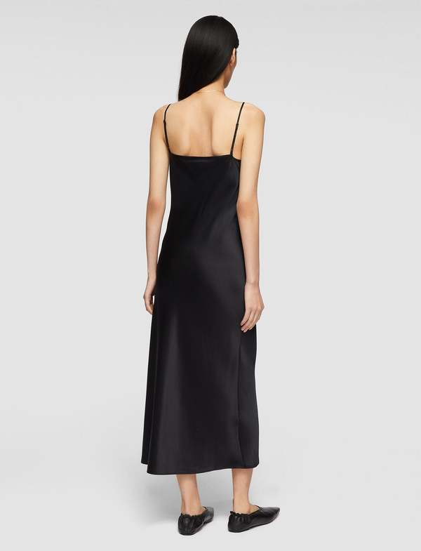 Joseph Clea Silk Satin Dress Garmentory