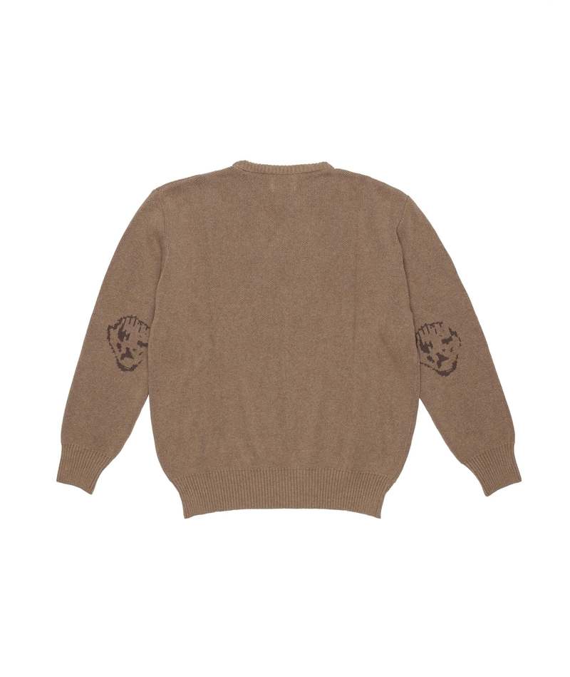 トップス Dancer skate Elbow Logo Crew Knit Beige Dancer Elbow Logo Crew Knit - Beige | Garmentory