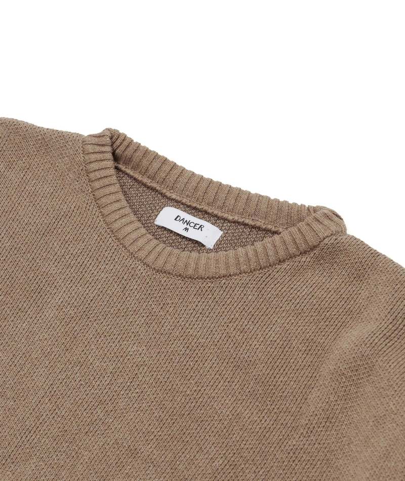 トップス Dancer skate Elbow Logo Crew Knit Beige Dancer Elbow Logo Crew Knit - Beige | Garmentory
