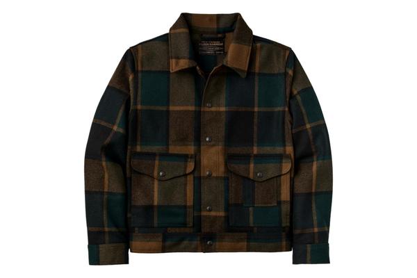 filson　mackinaw wool work jacket pine Filson Mackinaw Wool Work Jacket - Pine/Black Plaid | Garmentory