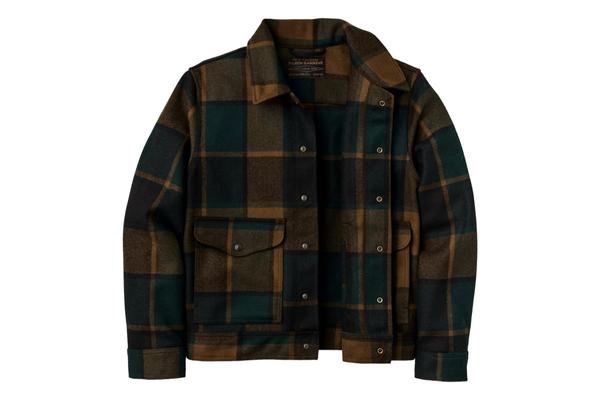 filson　mackinaw wool work jacket pine Filson Mackinaw Wool Work Jacket - Pine/Black Plaid | Garmentory