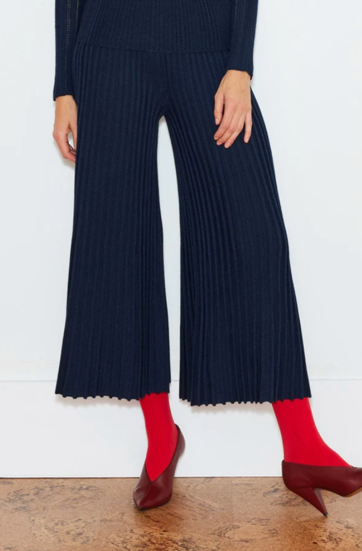 Misha & Puff Accordion Entrechat Pants - Ink | Garmentory 