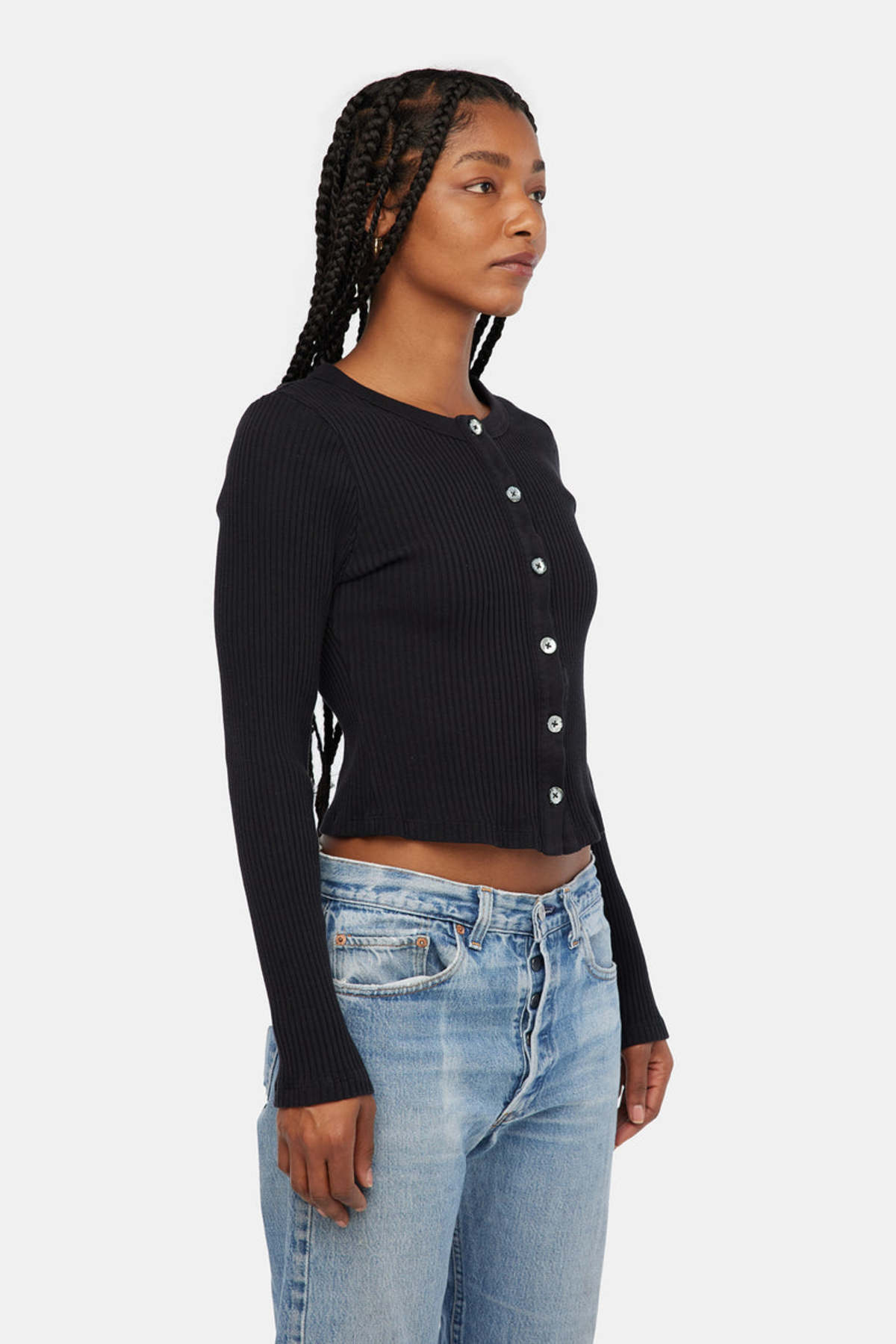 LACAUSA Esme Cardigan - Tar - Image 2 of 3