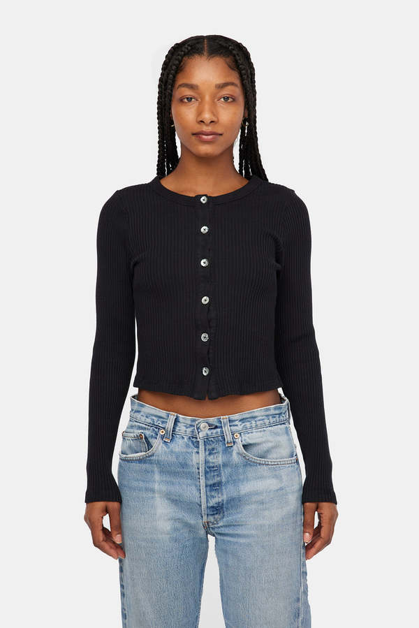 LACAUSA Esme Cardigan - Tar