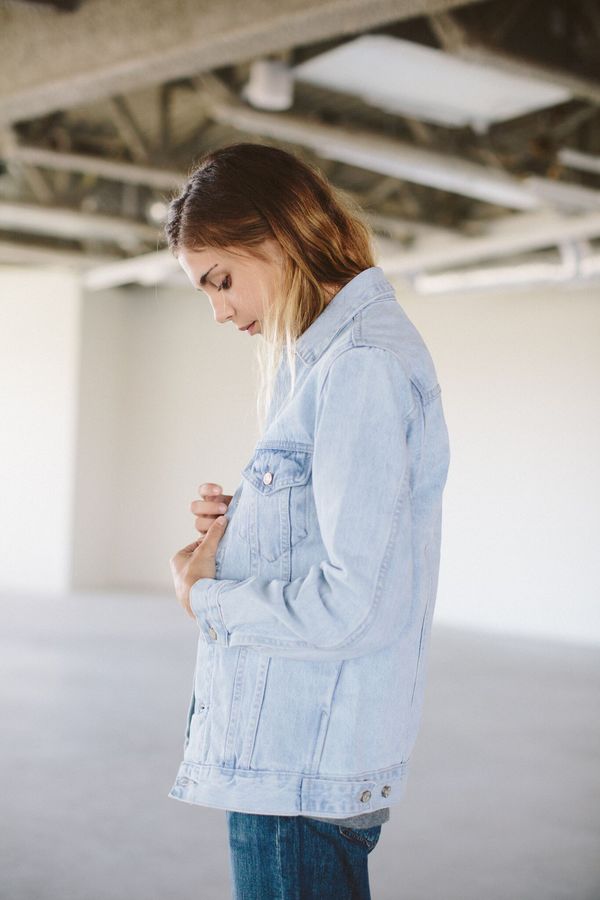 assembly label boxy denim jacket