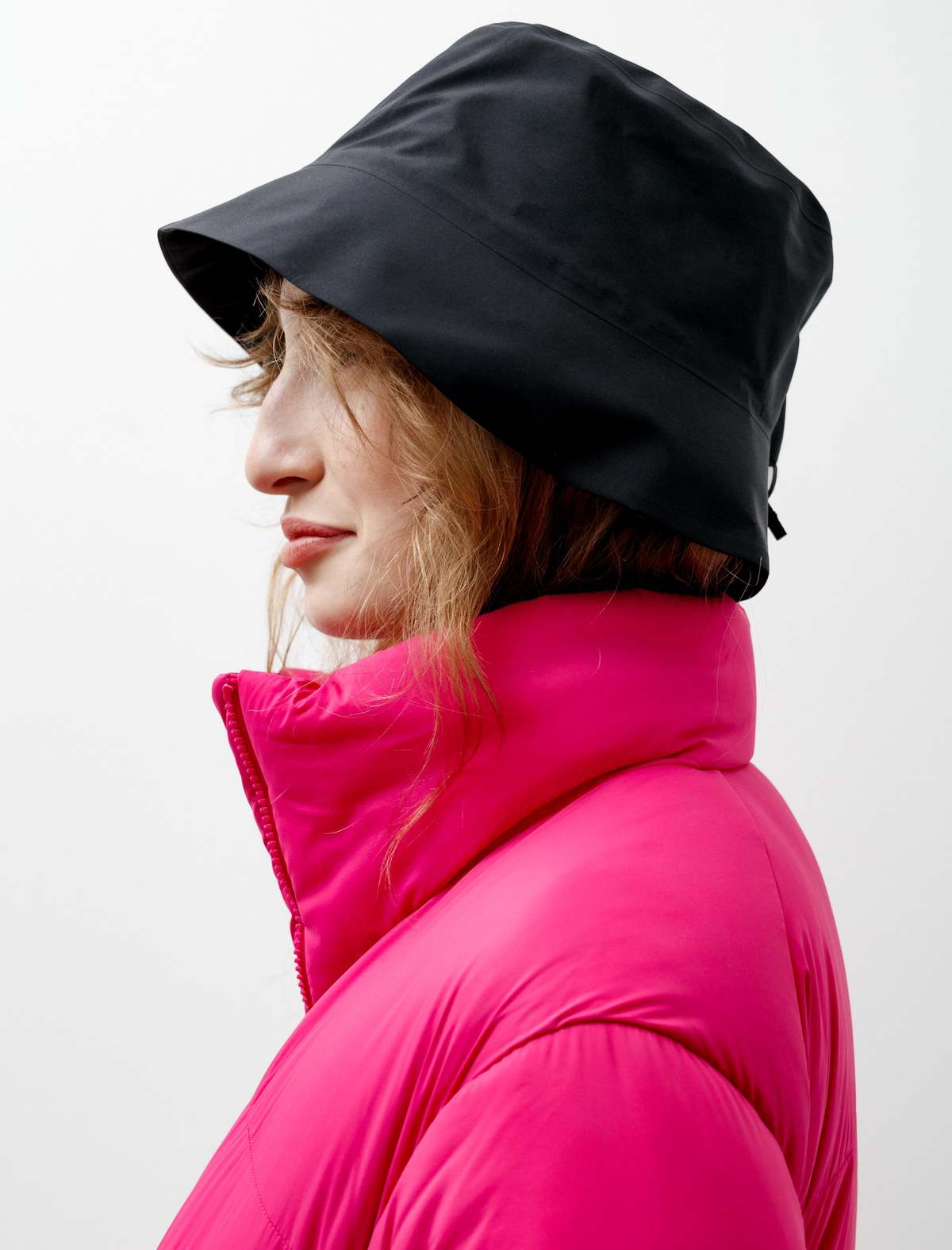 Veilance Womens Bucket Hat Black Garmentory