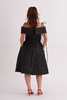 Eliza Faulkner Amoura Dress - Black Jacquard - Thumbnail 4