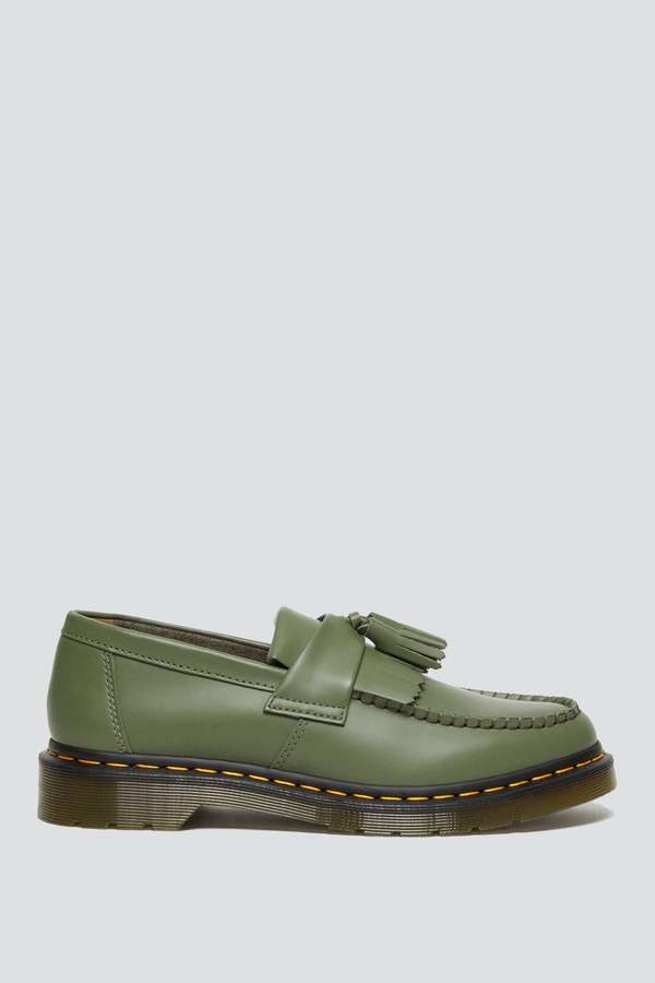 Dr. Martens Smooth Leather Adrian Yellow Stitch Loafer  display picture 3