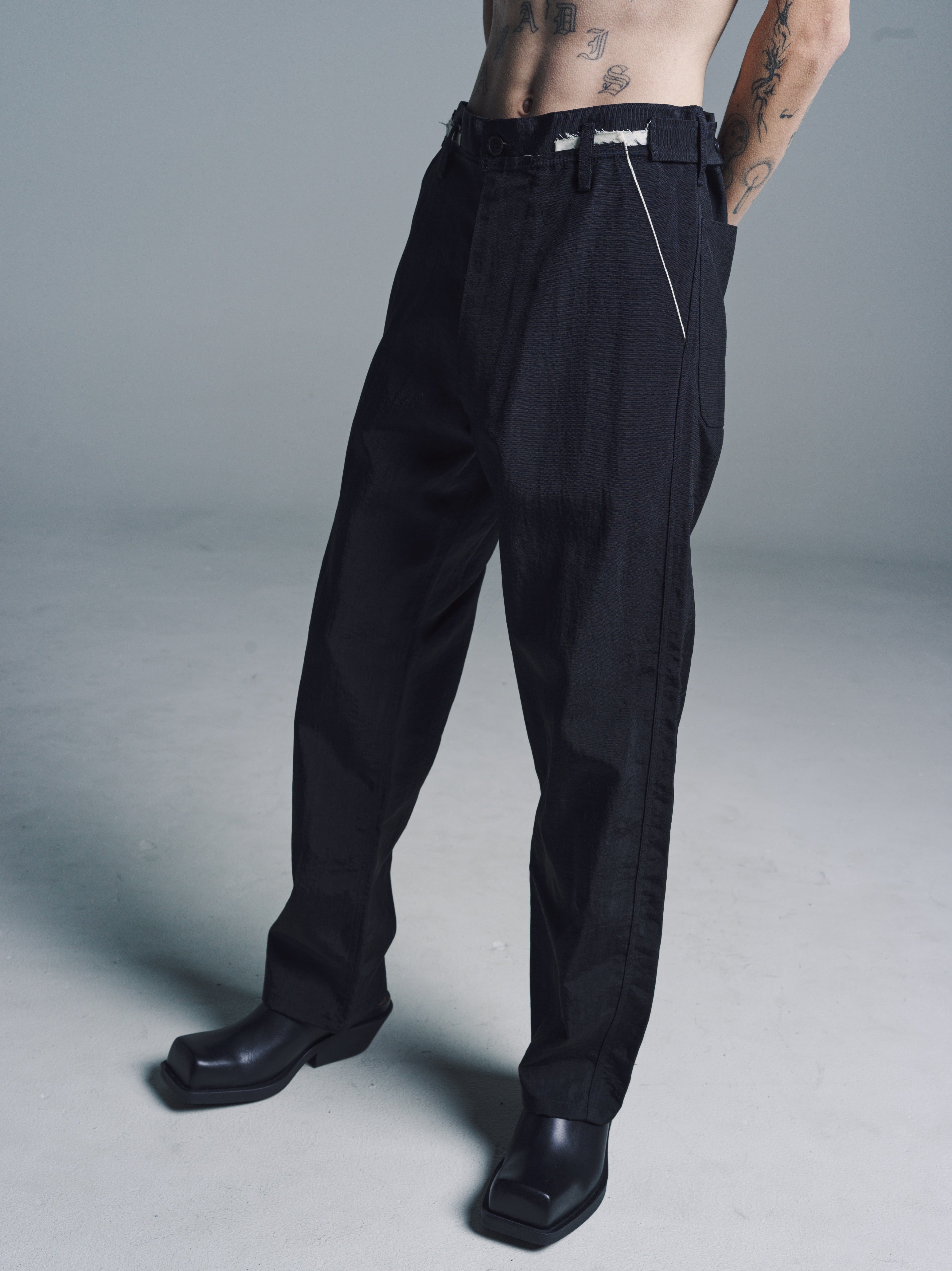 Camiel Fortgens Nylon Heavy Tech Nylon Worker Pants - Back 