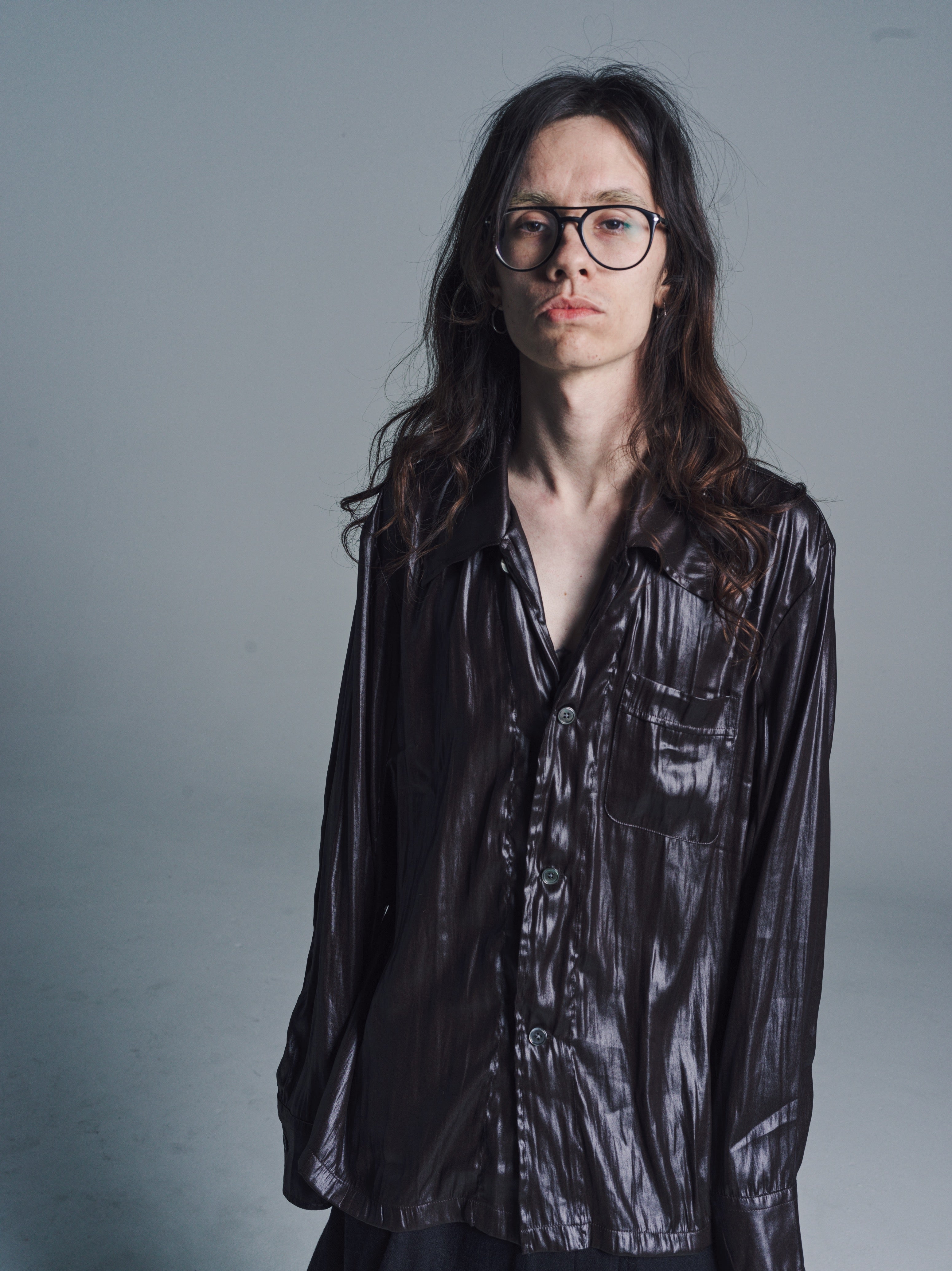 Our Legacy Liquid Poly Waltz Shirt - Glazed Brown | Garmentory