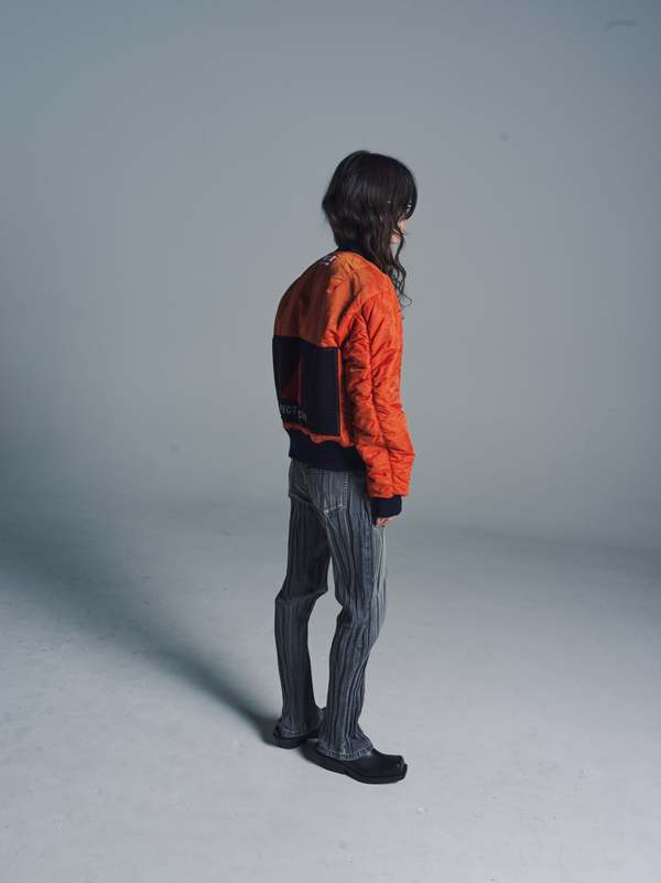 Martine Rose Nylon Classic Bomber - Navy | Garmentory