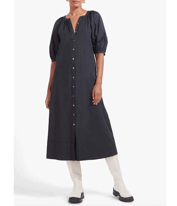 staud vincent dress black Vincent Mini Dress
