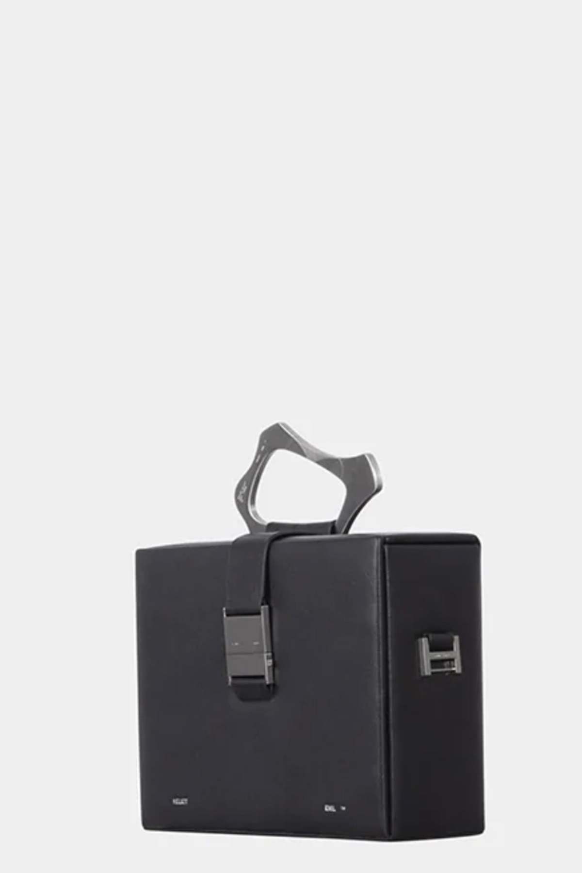 Heliot Emil Excluse Box Bag - Black - Image 2 of 4