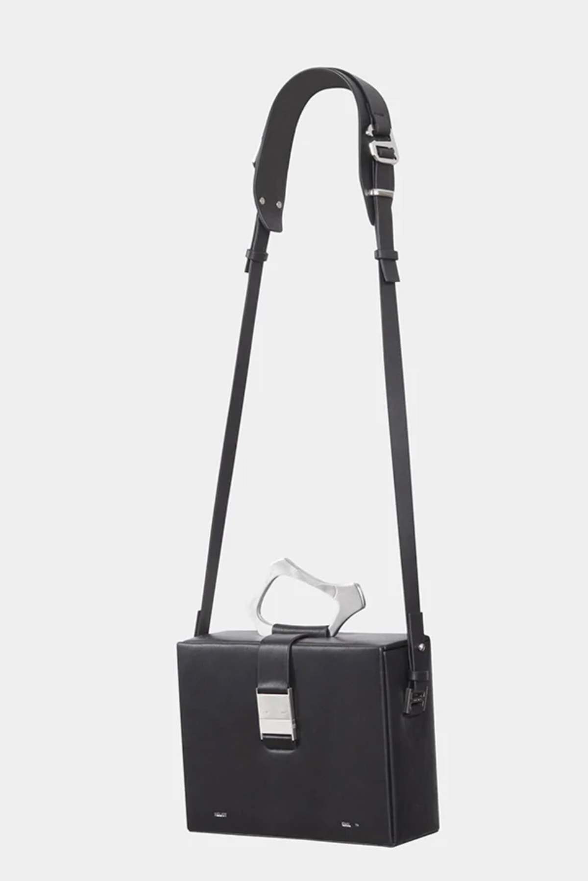 Heliot Emil Excluse Box Bag - Black - Image 3 of 4