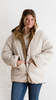 Miou Muse Double Time Reversible Jacket - Mocha - Thumbnail 4