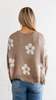 Hayden LA Flores Sweater - Taupe/Tan Flowers - Thumbnail 3