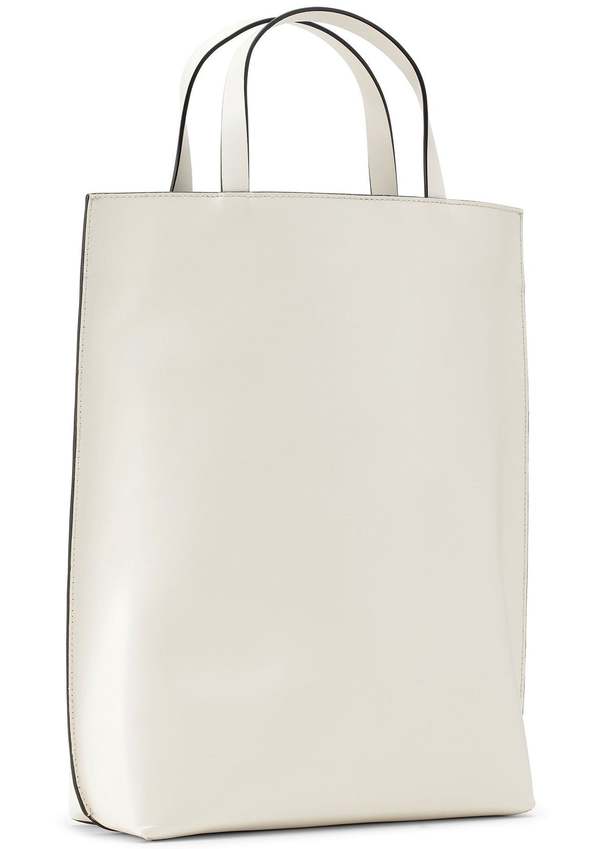 Ganni Medium Banner Tote Strap Bag - Egret | Garmentory