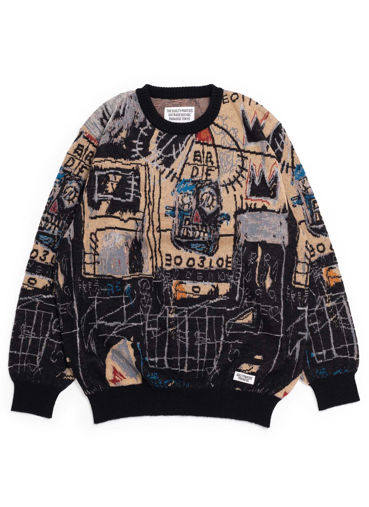 Wacko Maria X Guilty Parties Jean-michel Basquiat Mohair C/n