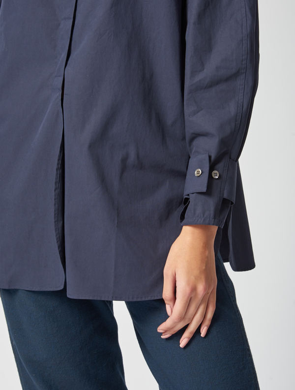 トップス STUDIO NICHOLSON AKAKO SHIRT XS Studio Nicholson Black Akako Shirt | ssense | REVERSIBLE