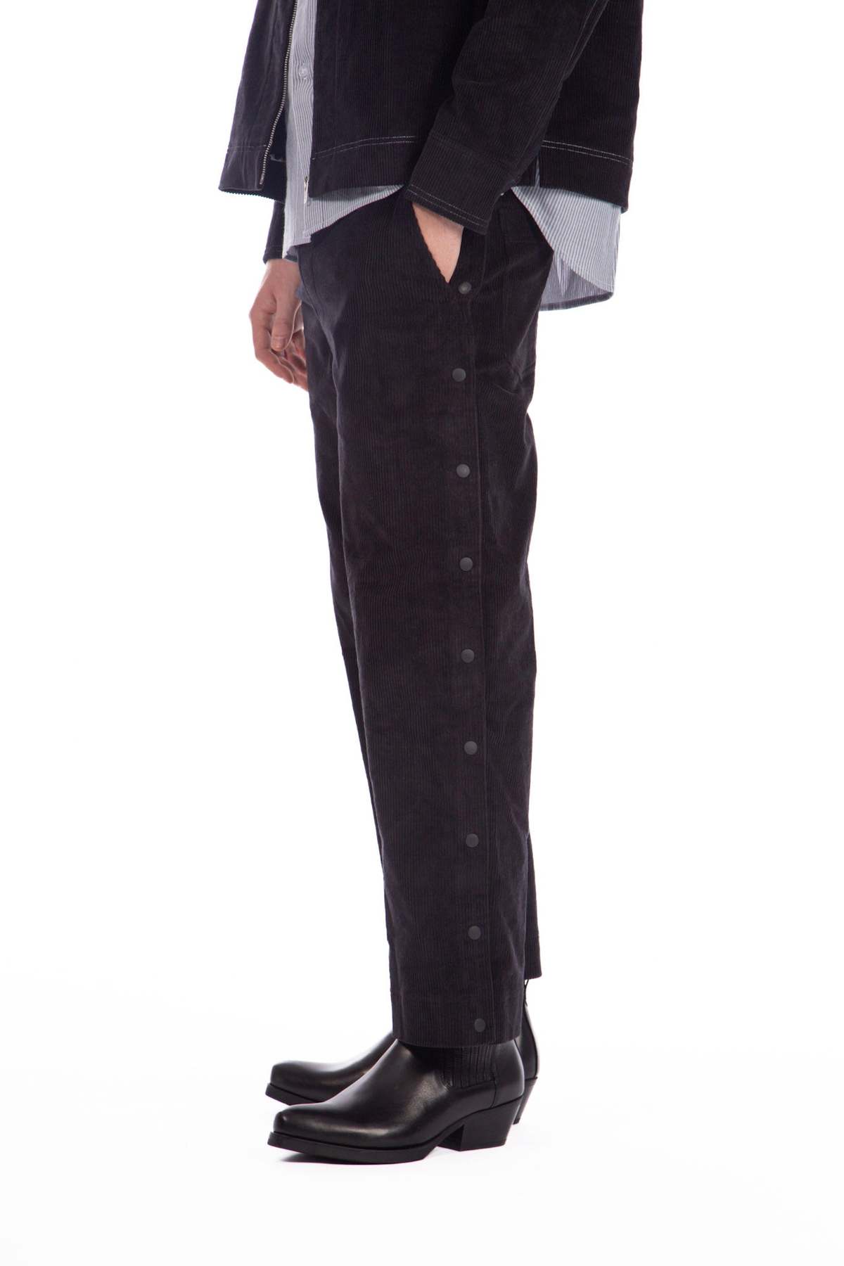 FOUR HORSEMEN Corduroy Trackpants - Black - Image 1 of 5