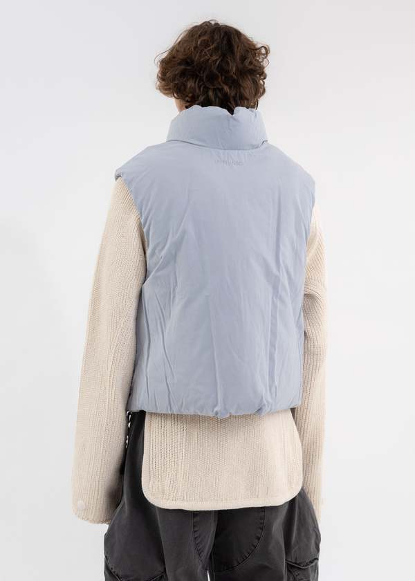 Hyein Seo Reversible Padded Vest - Ash Blue | Garmentory Hyein Seo Reversible Padded Vest - Ash Blue | Garmentory