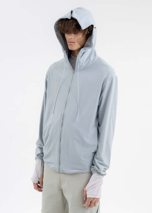 POST ARCHIVE FACTION (PAF) 5.0 HOODIE CENTER sweater - GREY