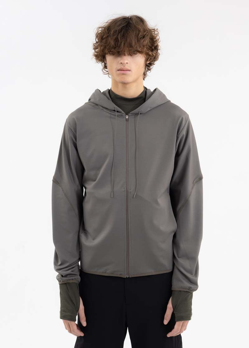 POST ARCHIVE FACTION (PAF) 5.0 HOODIE sweater - Olive | Garmentory
