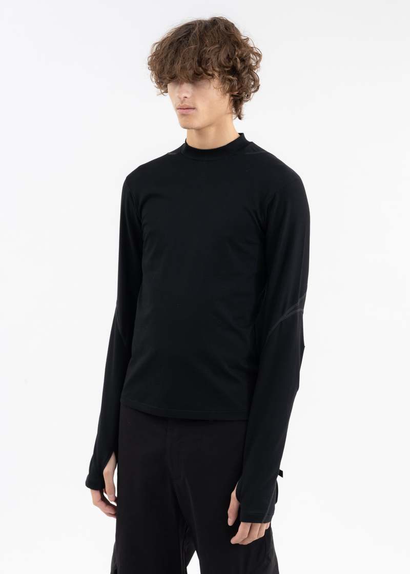 POST ARCHIVE FACTION (PAF) 5.0 LONG SLEEVE RIGHT top - BLACK