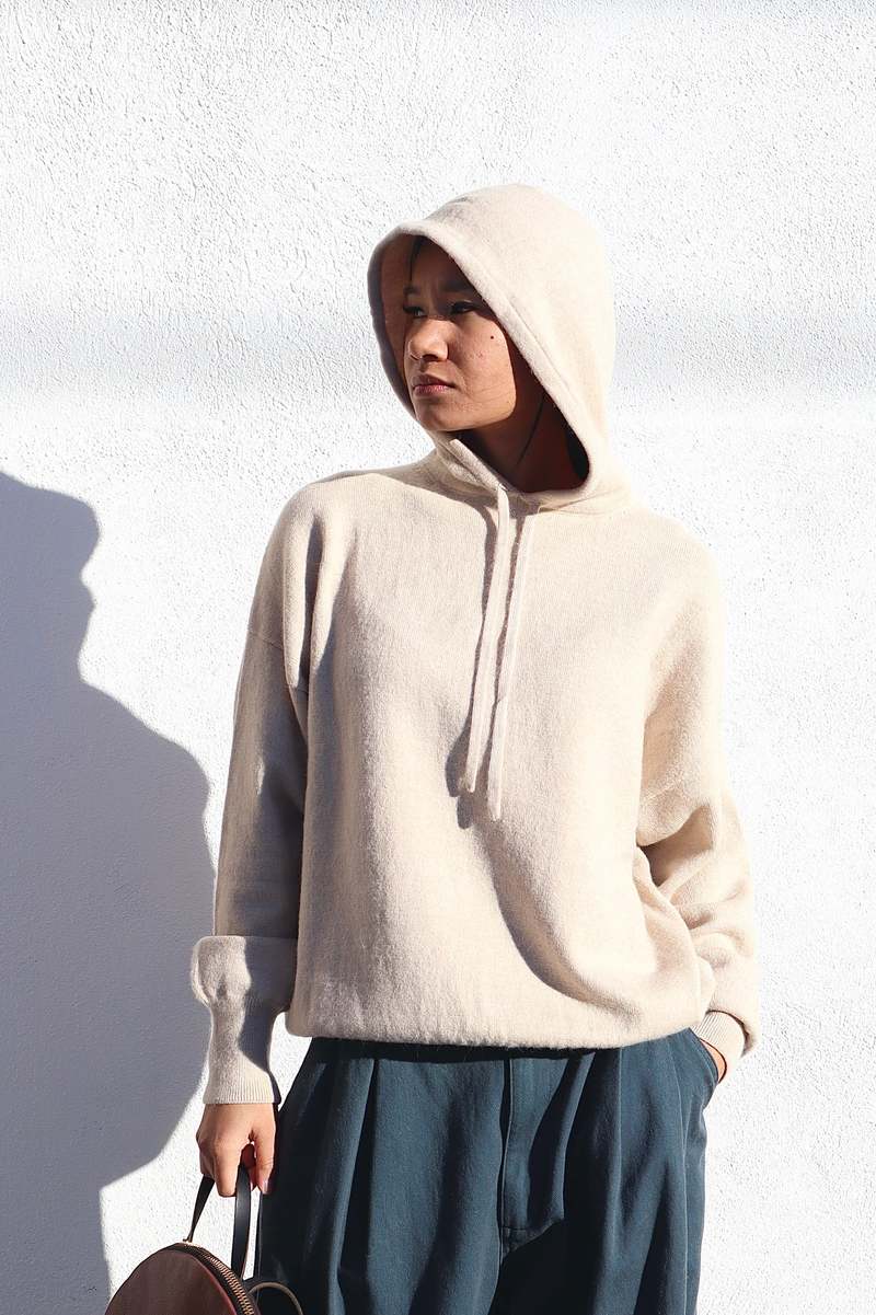 ローレンマヌージアン SHORT HOODIE GAWN 美品】LAUREN MANOOGIAN