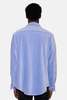 Blue&Cream Micro Cord Velour Shirt - Bright Blue - Thumbnail 3