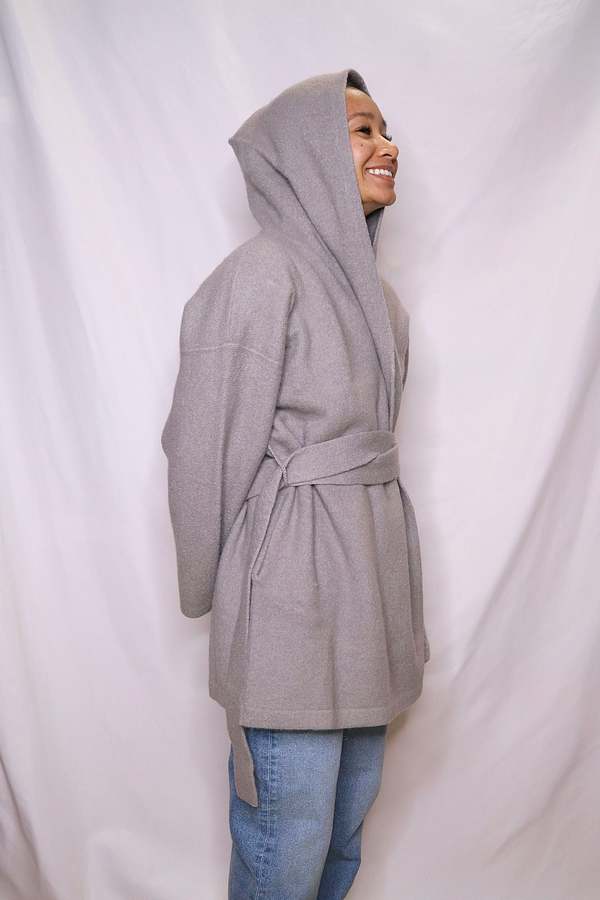 Lauren Manoogian Felt Manteau - Gris | Garmentory