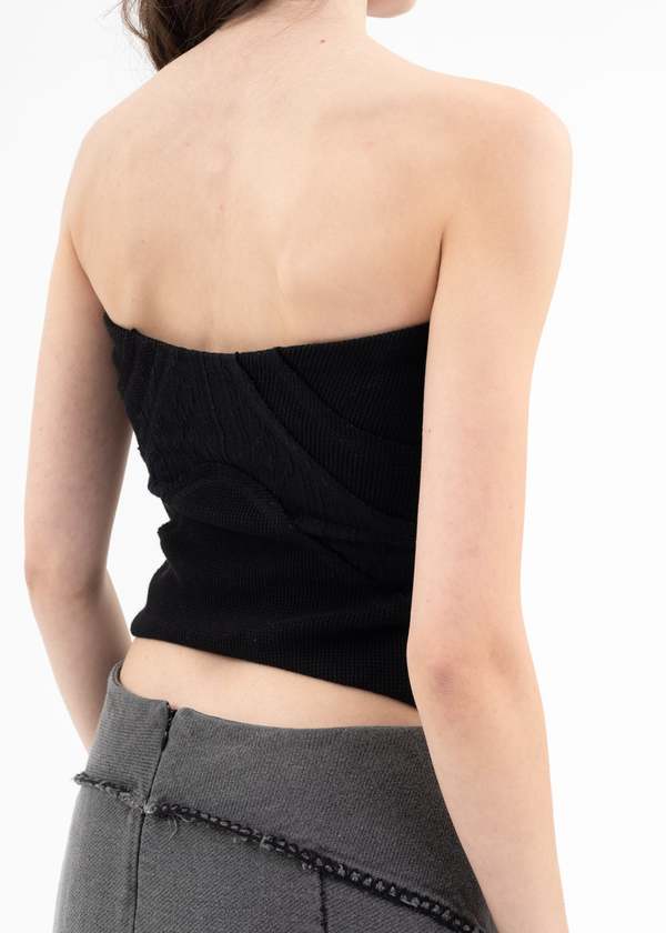 Hyein Seo Thermal Tube Top - Black | Garmentory