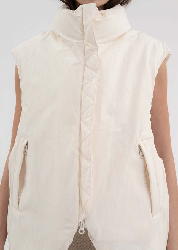 Hyein Seo Reversible Padded Vest - Ivory | Garmentory