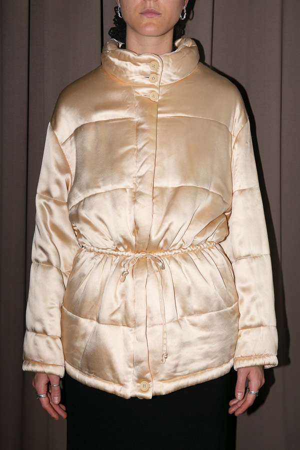 GF Ferre Silk Puffer Jacket - Women's S