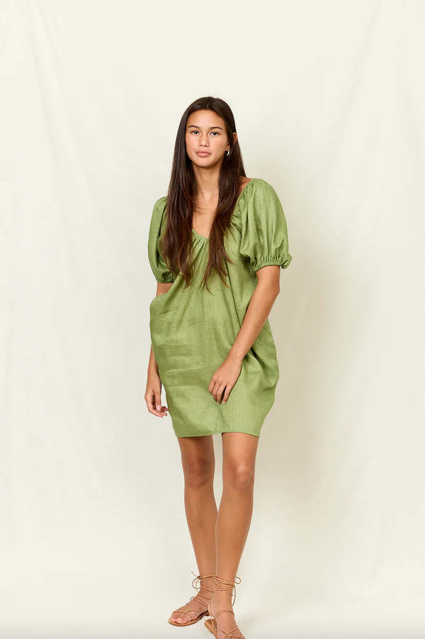 GILLIA ZARA MINI DRESSワンピース Gillia Zara Dress - Chili/Moss/Black | Garmentory
