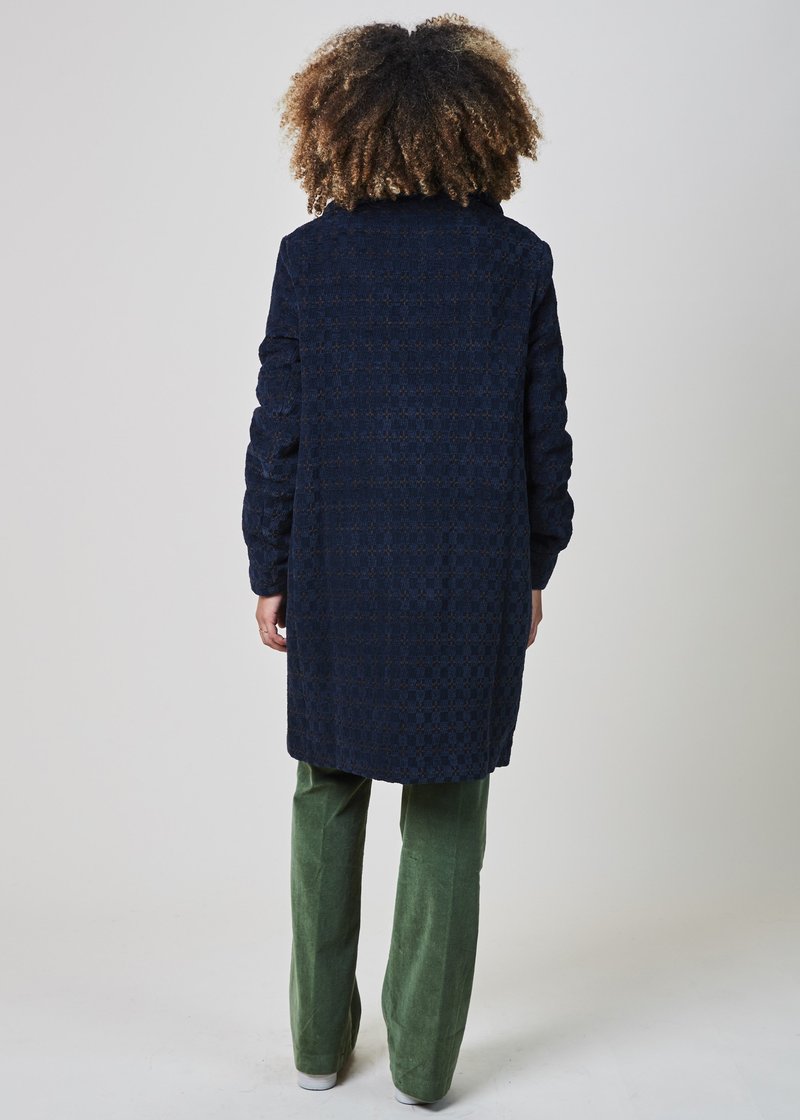 Echappees Belles Coco Textured Pattern Coat