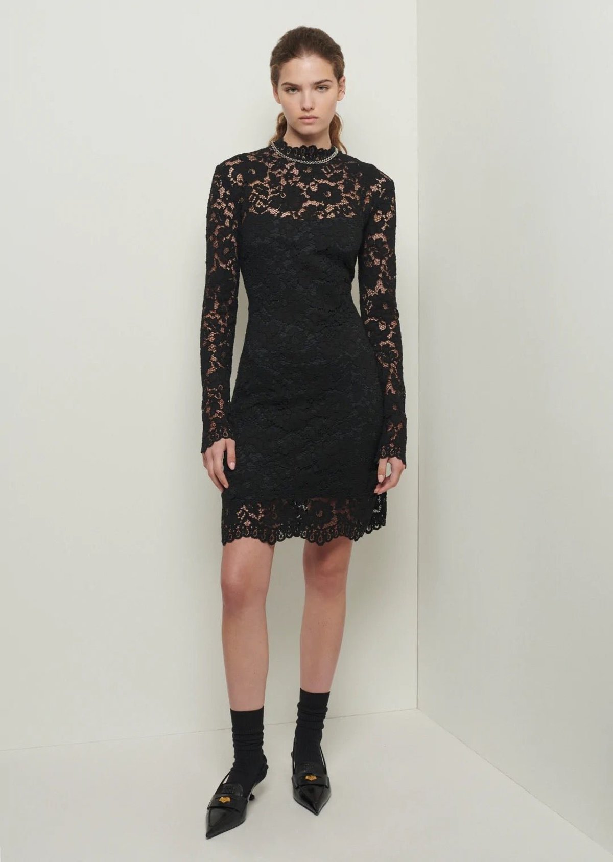chinese dress ladies BRITNEY LACE MAXI SKIRT