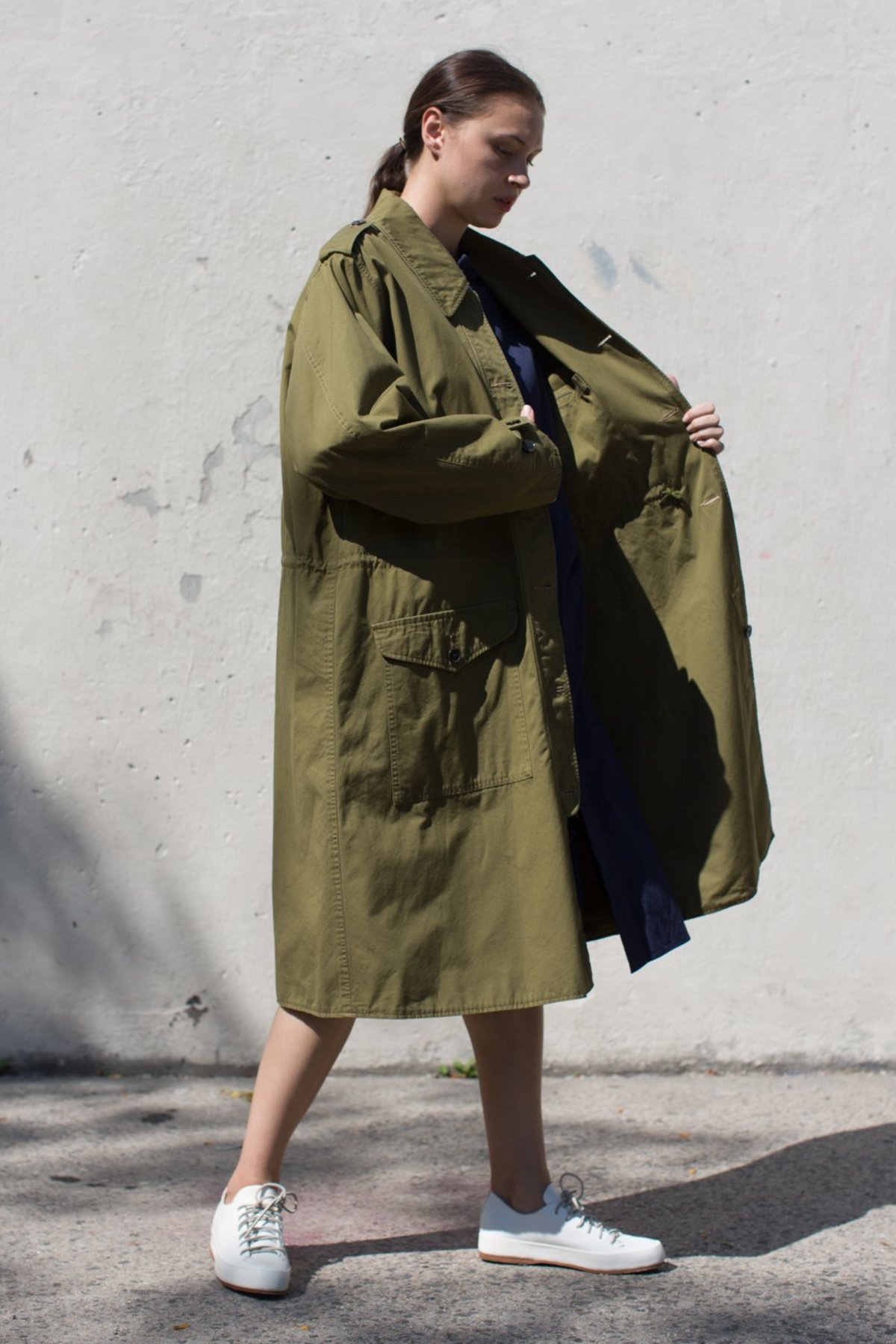 chimala（チマラ）| NORWEGIAN ARMY COAT Chimala Norwegian Army Coat in Khaki Green | Garmentory