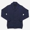 Outclass Attire Shawl Collar Cardigan - Indigo - Thumbnail 1