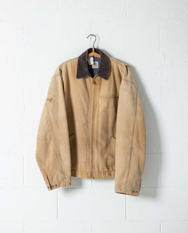 Carhartt Duck Blanket Lined Chore Coat Tan Garmentory