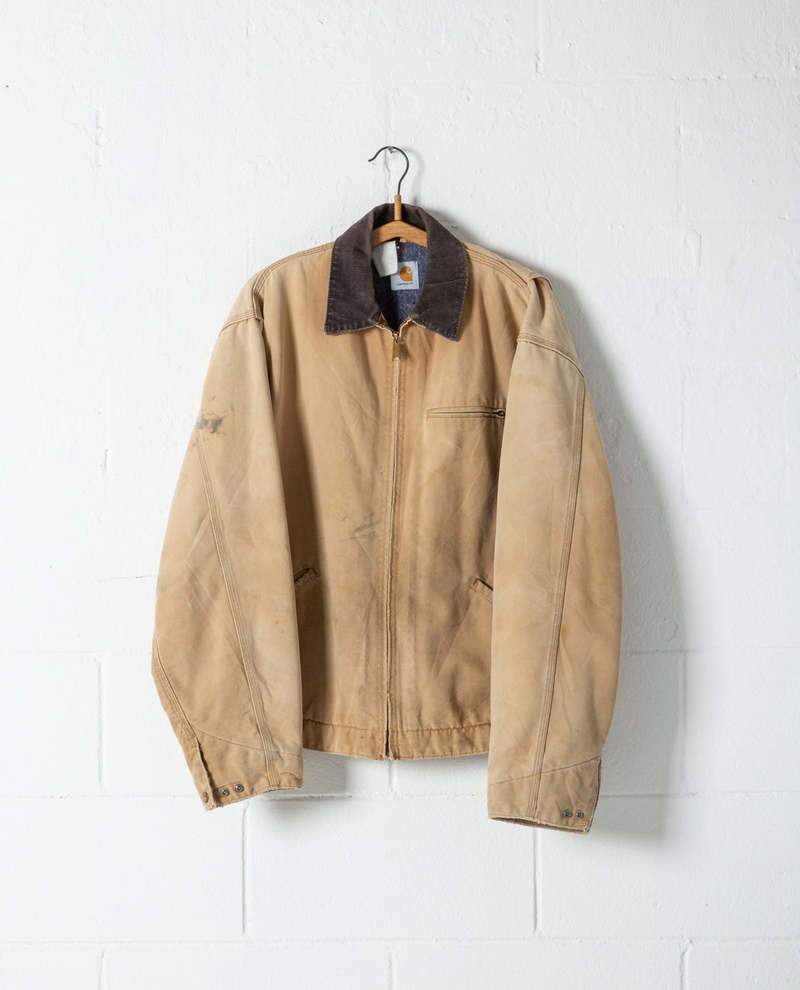 Carhartt Duck Blanket-Lined Detroit Jacket - Tan | Garmentory