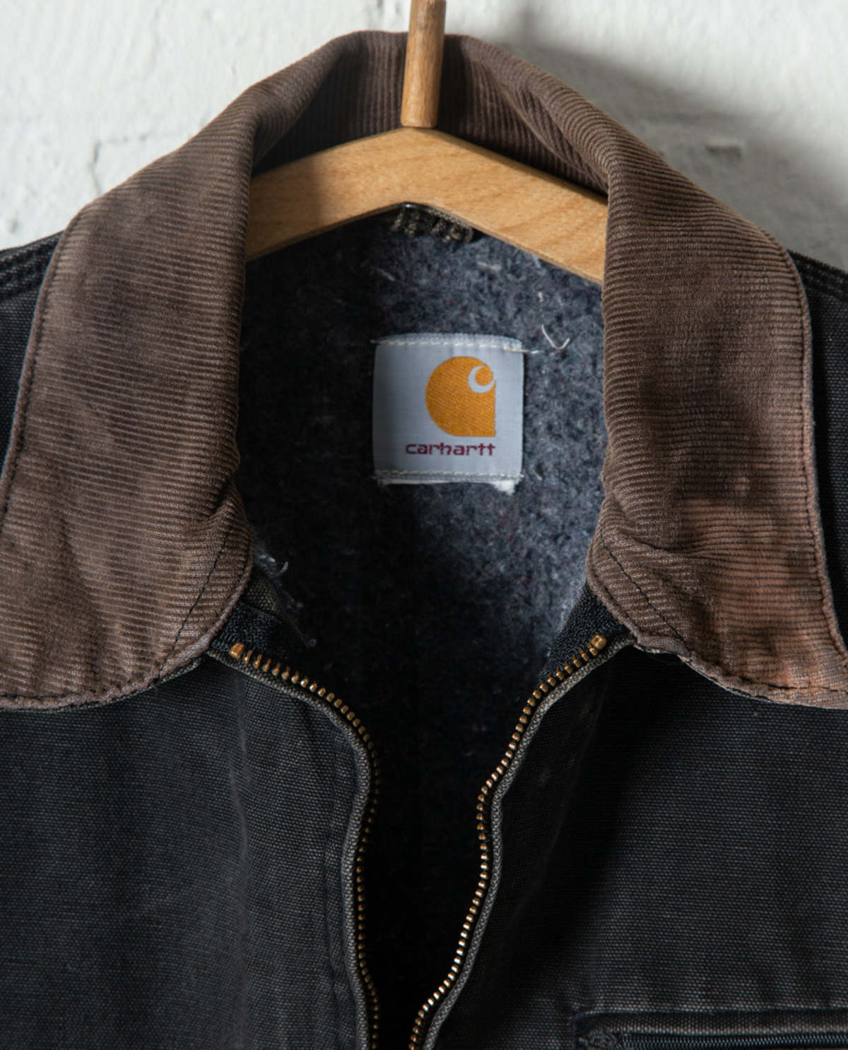 Carhartt Duck BlanketLined Detroit Jacket Charcoal Garmentory