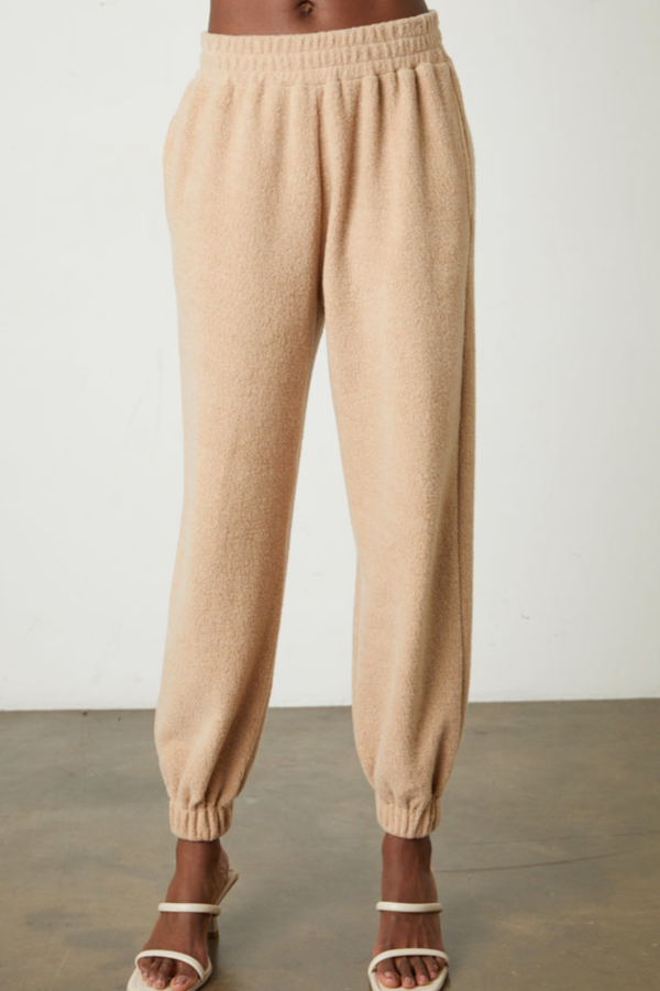 ZGZZ7 Men's Winter Thicken Active Sherpa-Lined Sweatpants