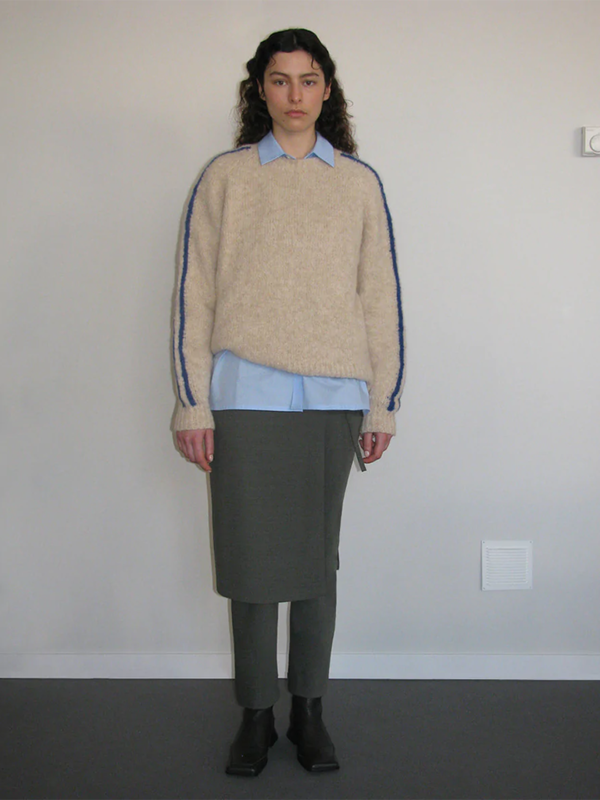 ニット/セーター PALOMAWOOL GRAND SLAM SWEATER / ECRU SALE 20% OFF Paloma Wool - Ecru Grand Slam Sweater – BONA DRAG