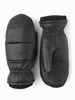 Hestra Torun Leather Mitten - Black - Thumbnail 1