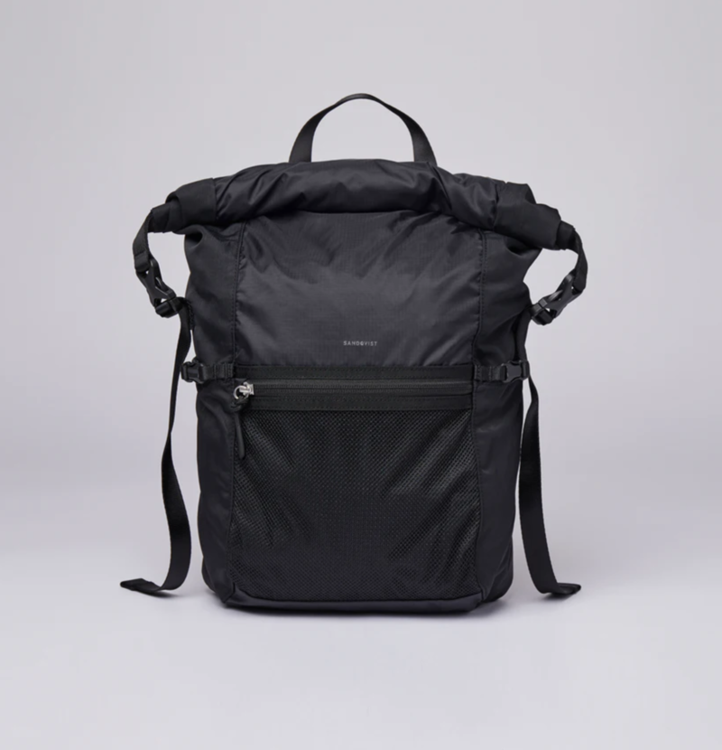バッグ [SANDQVIST] NOA Backpack GROUND Rolltop Backpack L | Black | Ex Dante | Sandqvist