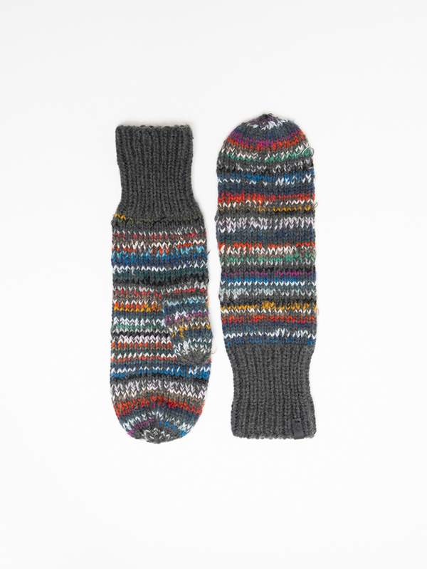 Dinadi Zero Waste Merino Wool Mittens - Multicolor
