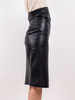 Vintage Alaia 1980s azzedine alaia leather skirt - Black - Thumbnail 7