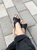 Avarcas Sendai Leather Sandals - Black - Thumbnail 1